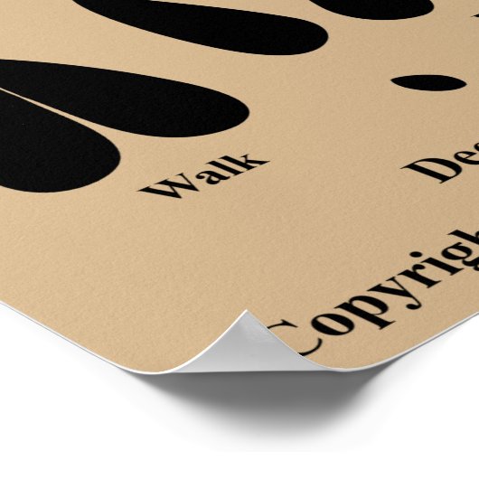 Animal Tracks van Florida 24x36 Poster (Hoek)