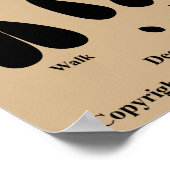 Animal Tracks van Florida Poster (Hoek)