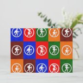 Animal Trail Markers Flat Card (Staand voorkant)