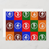 Animal Trail Markers Flat Card (Voorkant / Achterkant)