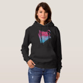 Animal Tropical Bird 80s Vaporwave Aesthetic F Hoodie (Voorkant volledig)