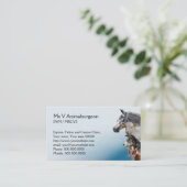 Animal vet appoinment afsprakenkaartje (Staand voorkant)