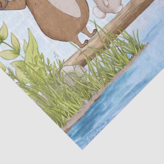 Animal Walk Decoupage Weefselpapier Tissuepapier (Detail)