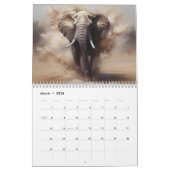 Animal Wildlife Safari Woodland art Kalender (Mar 2026)