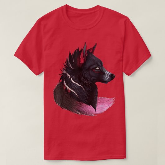 animal wolf face wolves tee howling magical wolves t-shirt (Design voorkant)