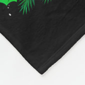 Animal Xmas Tree Santa Hat Red Panda Christmas  Fleece Deken (Hoek)