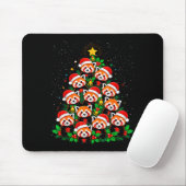Animal Xmas Tree Santa Hat Red Panda Christmas  Muismat (Met muis)