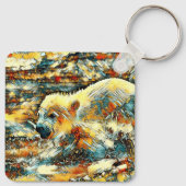 AnimalArt_Beer_010 Sleutelhanger (Achterkant)