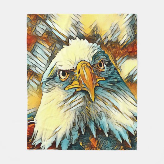 AnimalArt_Bird_004 Fleece Deken (Voorkant)