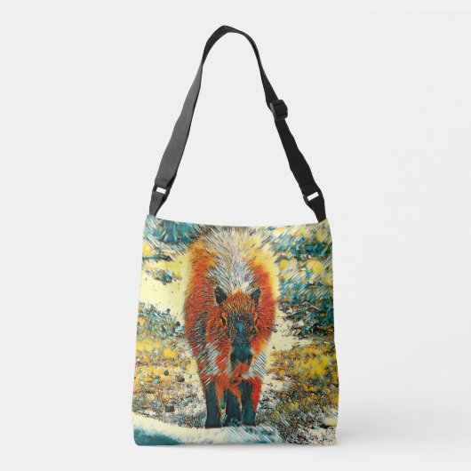 AnimalArt_Capybara_002 Crossbody Tas (Achterkant)