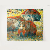 AnimalArt_Capybara_004 Wandkleed (Voorkant (horizontaal))