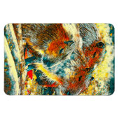 AnimalArt_Capybara_005 Magneet (Horizontaal)