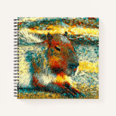 AnimalArt_Capybara_006 Notitieboek (Voorkant)