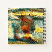 AnimalArt_Capybara_006 Notitieboek (Achterkant)