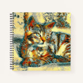 AnimalArt_Cat_015 Notitieboek (Voorkant)
