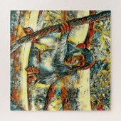 AnimalArt_Chimpanzee_011 Legpuzzel (Horizontaal)