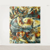 AnimalArt_Chimpanzee_012 Wandkleed (Voorkant)