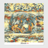 AnimalArt_Dog_001 Sticker (Vel)