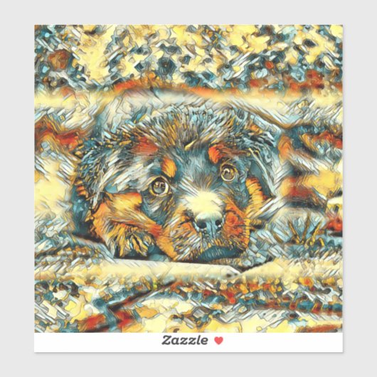 AnimalArt_Dog_001 Sticker (Vel)