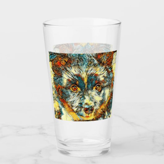 AnimalArt_Dog_008 Glas (Voorkant)