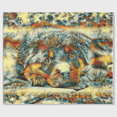 AnimalArt_Dog_20170801_by_JAMColors Cadeaupapier (Vlak)