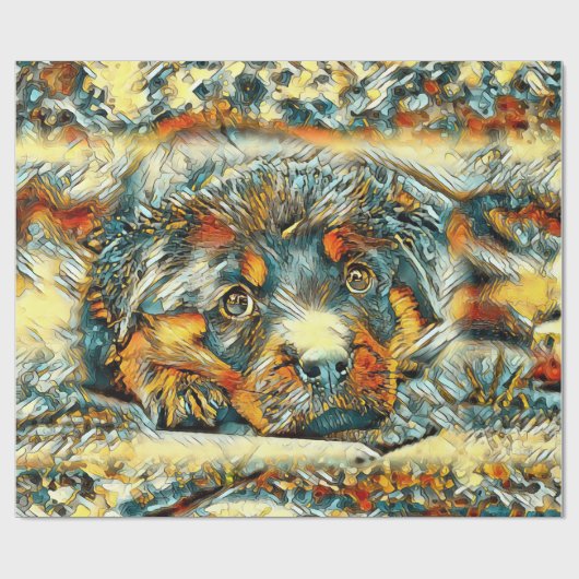 AnimalArt_Dog_20170801_by_JAMColors Cadeaupapier (Vlak)