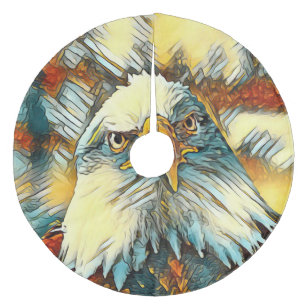 AnimalArt_Eagle_20170603_by_JAMColors Fleece Kerstboom Rok