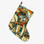 AnimalArt_Elephant_003 Grote Kerstsok (Voorkant (Hangend))