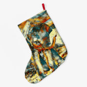 AnimalArt_Elephant_003 Grote Kerstsok (Achterkant (Hangend))