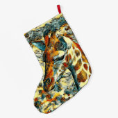 AnimalArt_Giraffe_002 Grote Kerstsok (Achterkant (Hangend))