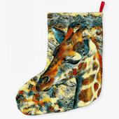 AnimalArt_Giraffe_002 Grote Kerstsok (Achterkant)
