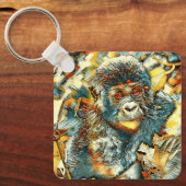 AnimalArt_Gorilla_005 Sleutelhanger (Voorkant)