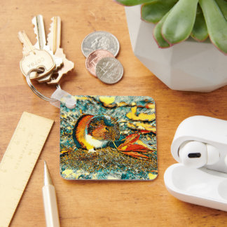 AnimalArt_GuineaPig_001 Sleutelhanger