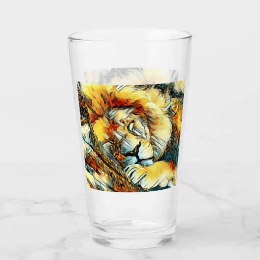 AnimalArt_Lion_003 Glas (Voorkant)