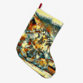 AnimalArt_Lion_006 Grote Kerstsok (Voorkant (Hangend))