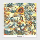 AnimalArt_Lion_008 Sticker (Vel)