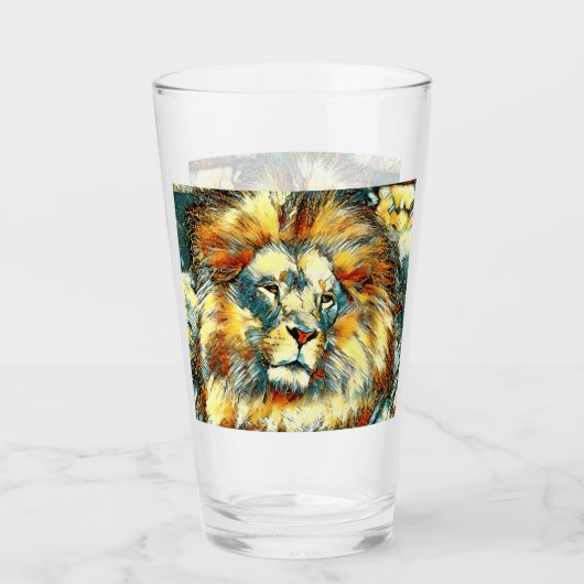 AnimalArt_Lion_07 Glas (Voorkant)