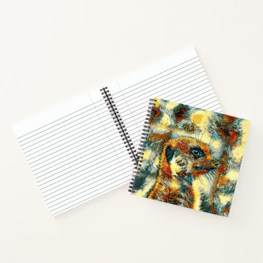 AnimalArt_Meerkat_004 Notitieboek (Binnen)