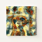 AnimalArt_Meerkat_004 Notitieboek (Achterkant)
