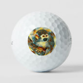 AnimalArt_Monkey_001 Golfballen (Voorkant)
