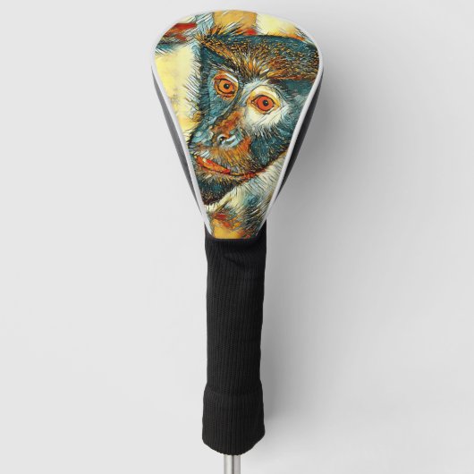 AnimalArt_Monkey_002 Golfheadcover (Voorkant)