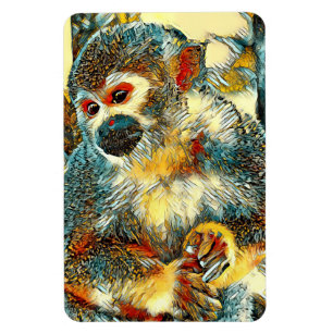 AnimalArt_Monkey_003 Magneet