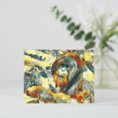AnimalArt_OrangUtan_001 Briefkaart (Staand voorkant)