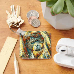 AnimalArt_OrangUtan_006 Sleutelhanger