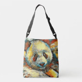 AnimalArt_Panda_001 Crossbody Tas (Achterkant)