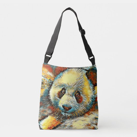 AnimalArt_Panda_001 Crossbody Tas (Voorkant)