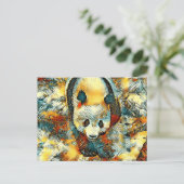 AnimalArt_Panda_006 Briefkaart (Staand voorkant)