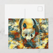 AnimalArt_Panda_006 Briefkaart (Voorkant / Achterkant)