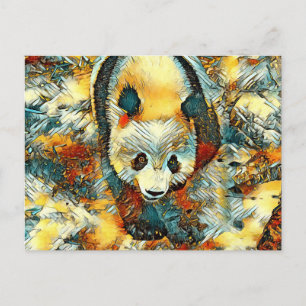 AnimalArt_Panda_006 Briefkaart