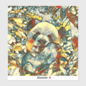 AnimalArt_Panda_012 Sticker (Vel)
